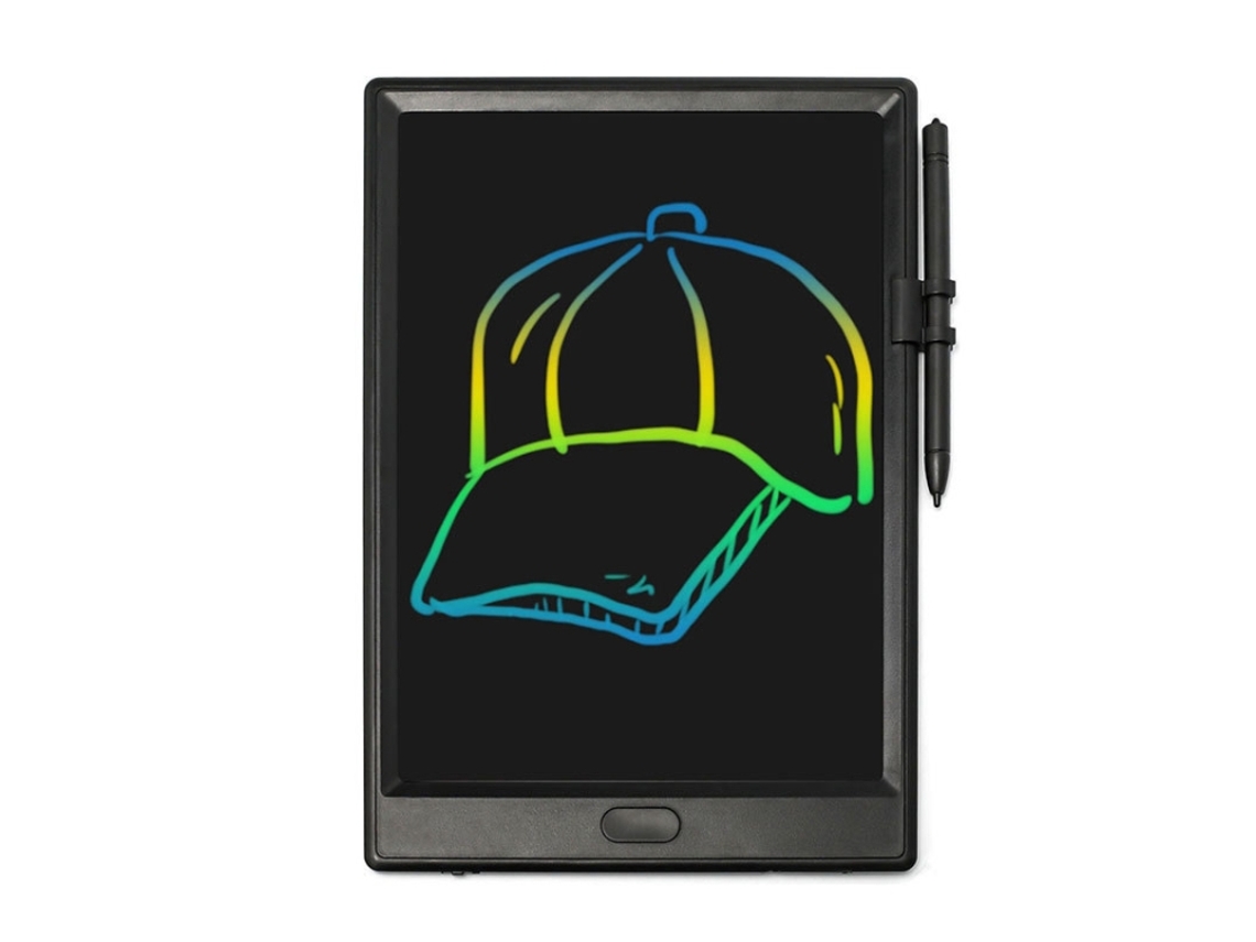 Tablet De Escrita/desenho Infantil Com Tela Lcd De 10 Polegadas (preto E Colorido)