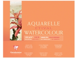 Bloco de Artista CLAIREFONTAINE Aquarelas Etival 100 X 150 Mm