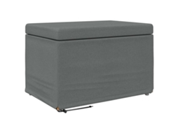 Maison Exclusive - Banqueta Cinza Escuro 61 X 41 X 40 Cm