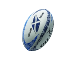 Bola de Rugby midi GILBERT Flower of Ecosse (taille 2)