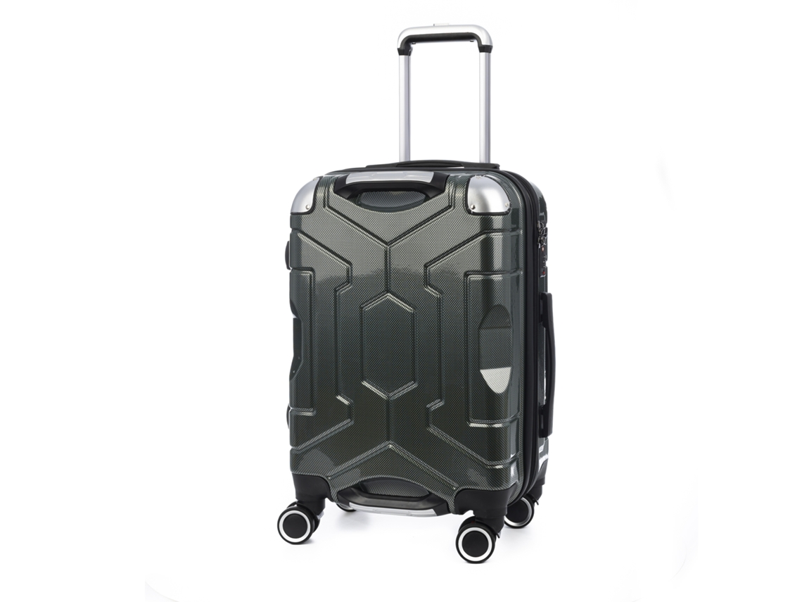 Mala de Cabine Trolley Extensível DAM em ABS+pc de Alta Resistência, cantos reforçados, fecho TSA, 4 rodas removíveis