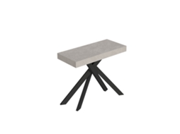 Consola Extensível 90X40/300 Cm Saki Premium Caxemira Pernas Antracite ITAMOBY