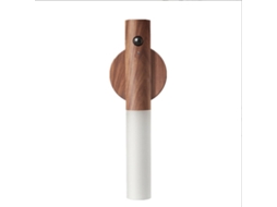 Luminária de Parede Led Recarregável, Iluminação Interna, com Sensor de Movimento para Corredor/armário/casa/banheiro BRILVIBERA (nogueira)