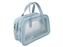 Large Capacity Dry Wet Separating Toiletry Bag Breathable Mesh