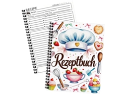 Livro de receitas, livro de culinária familiar, caderno de receitas