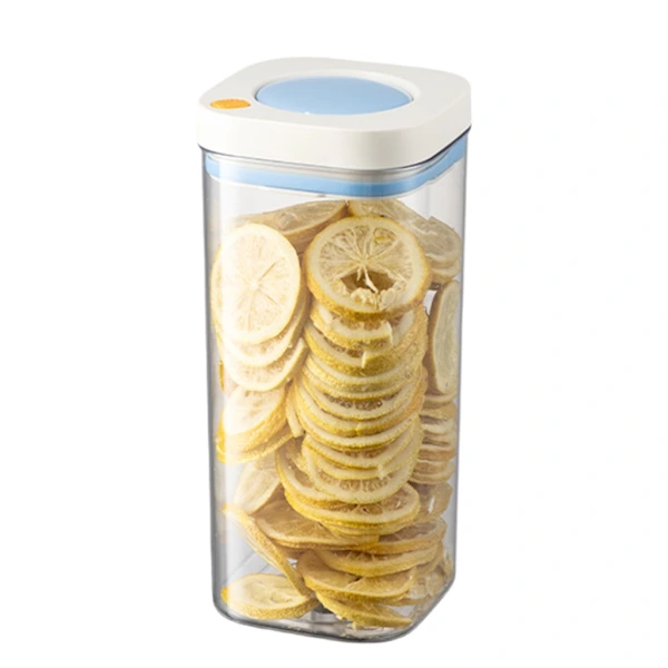 Recipiente Para Armazenamento, Branco, Azul, Para Café, Lanches, Adequado A Escritório, Para Organização Doméstica Na Cozinha E Bancada