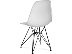 Cadeira VMO HOME Tower Chrome Extra Quality (Polipropileno - Branco)
