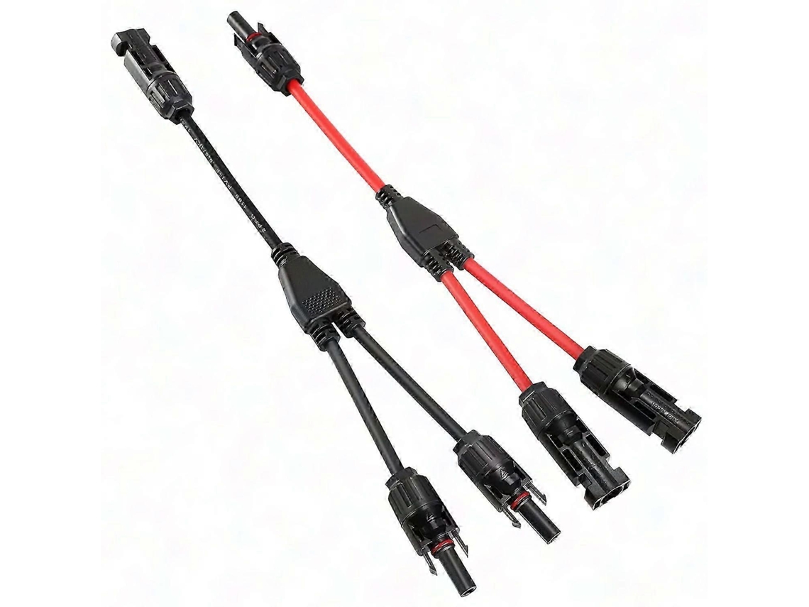Cabo Adaptador Mmfffm De 1 Para 2 Fios Para Painéis Solares Olysi Shop (1 Par)