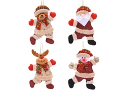 Conjunto De Bonecas De Natal 4 Peças