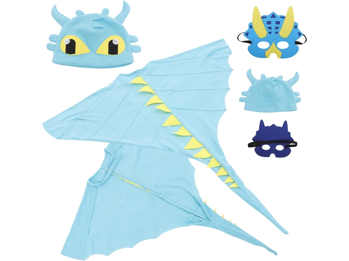Fantasia De Dinossauro Para Meninos E Meninas, Com Capa E Máscara, Ideal Para O Halloween. Perfeito Para Cosplay.