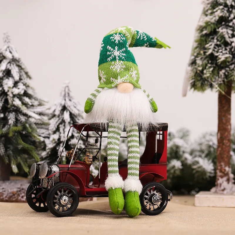 (c) Boneco De Gnomo Sem Rosto Com Led, Presente De Decoração Natalina Para Casa