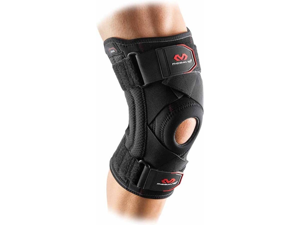 Joelheiras MC DAVID Support With Stays And Cross Straps Preto (S)