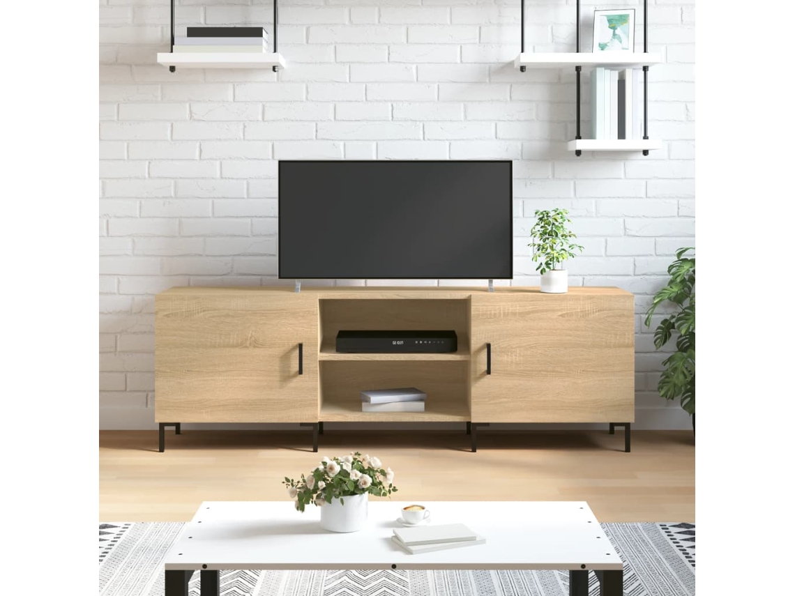 Vidaxl Móvel de Tv 150x30x50 Cm Derivados de Madeira Carvalho Sonoma