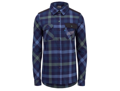 Camisa de Mulher SILVINI Briona Flanela Azul (XS)