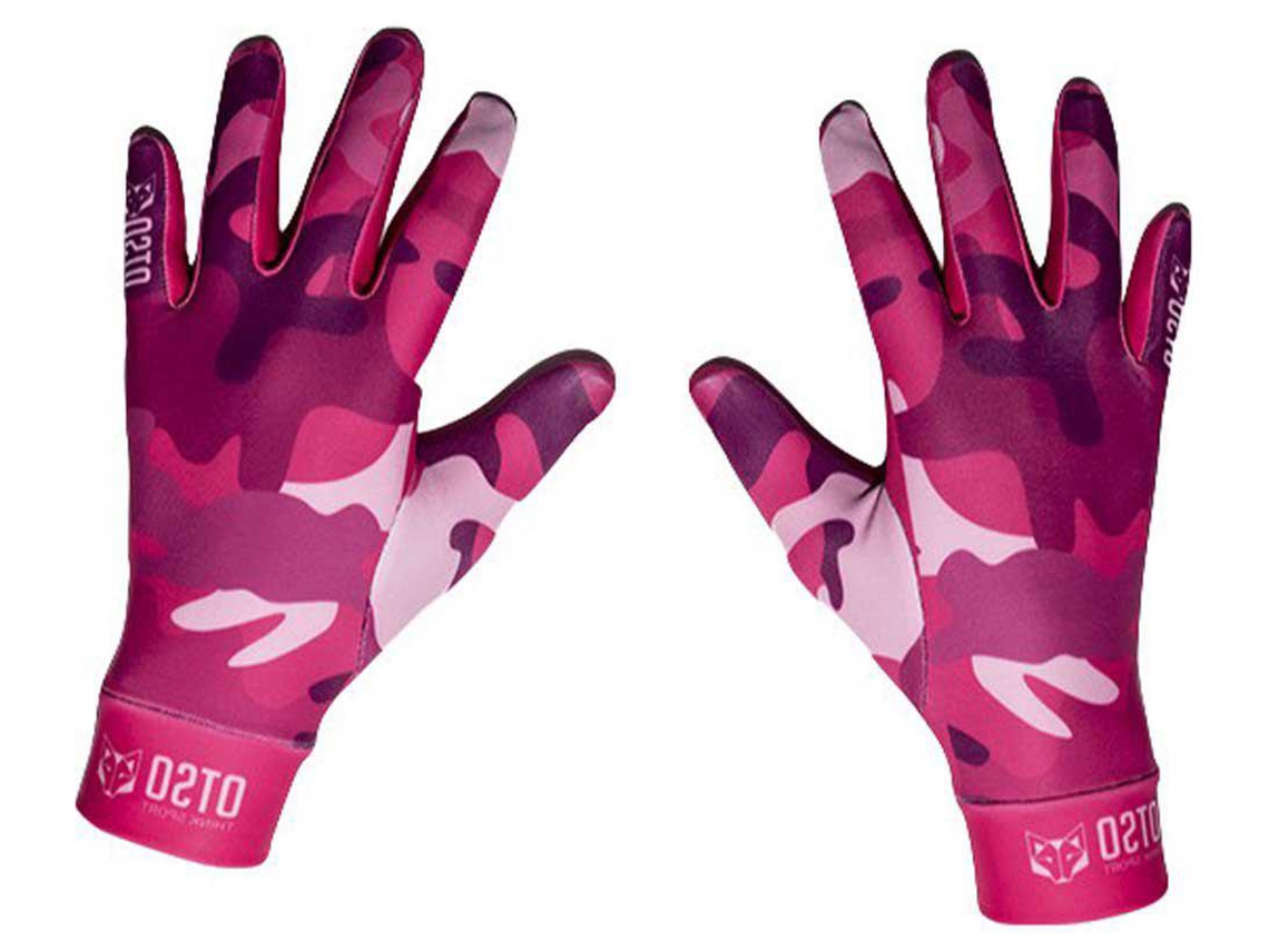 Luvas para Homem OTSO Endurance Rosa para Corrida (L-XL)
