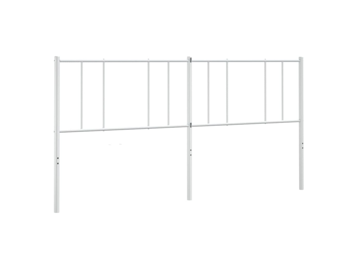 Cabeceira de substituição de 200 cm em metal branco, exclusiva da MAISON.