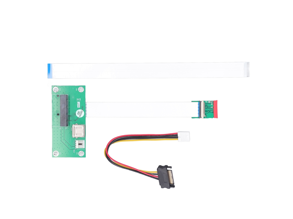 Cabo Riser De Extensão M.2 Ngff Key A E Para Pcie X4 2.5gpbs Plug And Play