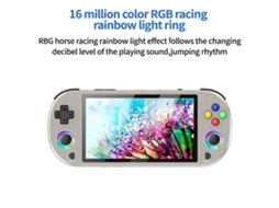 Console De Jogos Retrô M22 Pro 128 Gb Com Tela Ips De 5,0 Polegadas E Joystick Led Rgb Com Suporte Para Linux/emelec 4.3 Ly Ebike