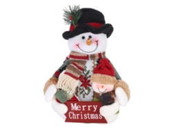 Decoração De Natal Laxiscreed Com Pai Natal E Boneco De Neve Para Casa Festiva