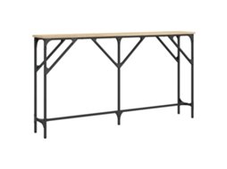 Mesa Consola MAISON EXCLUSIVE em Derivados de Madeira Carvalho Sonoma (140x23x75 cm)