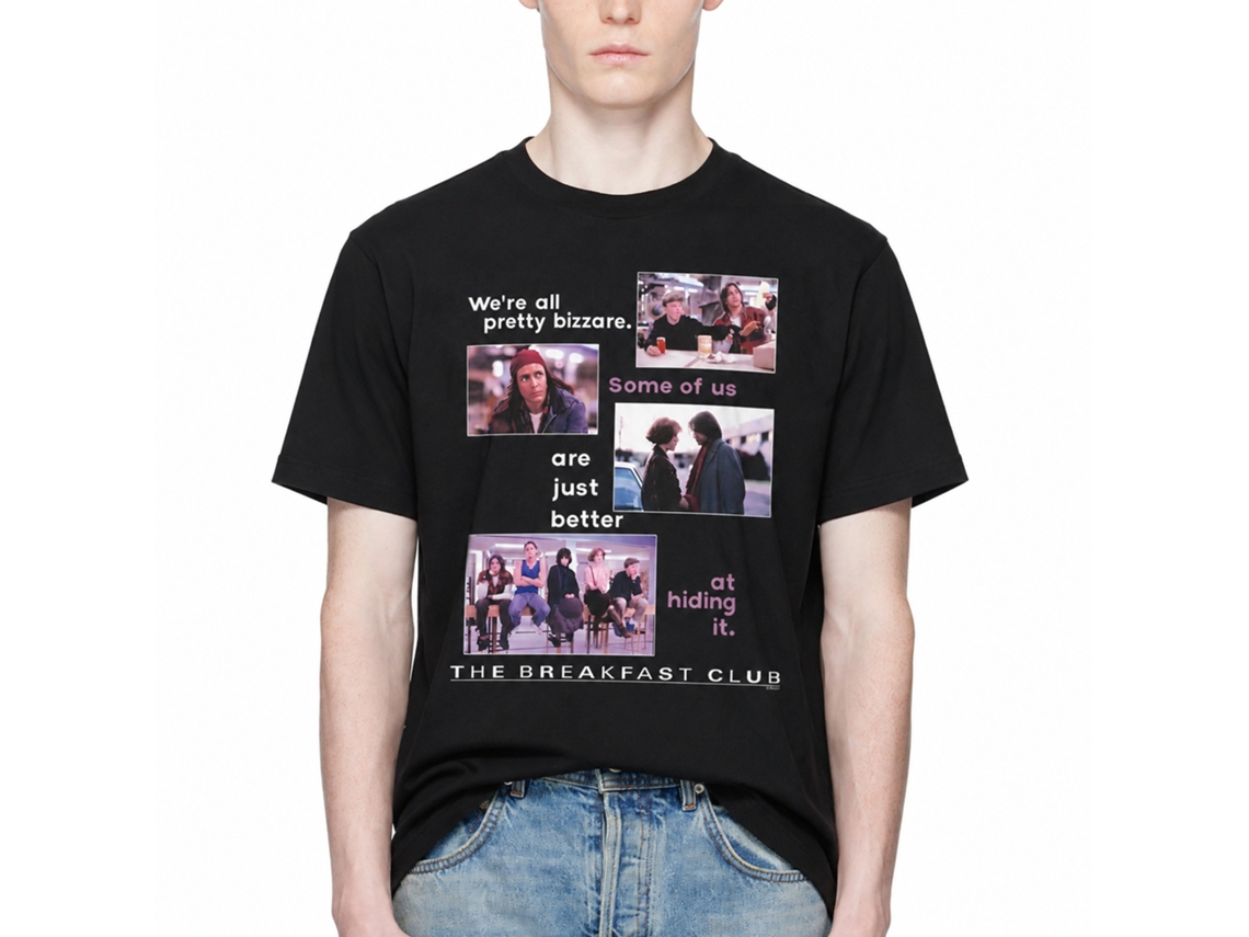 Rockinstone Breakfast Club Movie All Pretty Bizarre Black Adult T-shirt Size:s