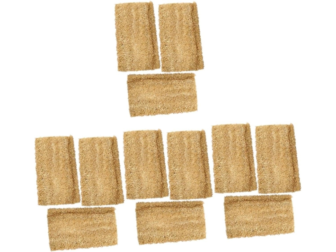 Conjunto De 12 Esponjas De Limpeza Para Panelas E Frigideiras