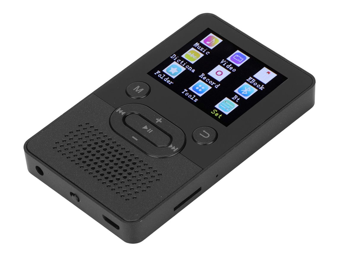 Leitor Mp3/Mp4 Bluetooth SMANDY T9 1.8Inch Qualidade de Som Hd 4Gb Preto