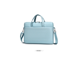 Bolsa Transversal/pasta Para Laptop (grande, 15,6 Polegadas, Azul Claro), Grande Capacidade, Resistente A Impactos.