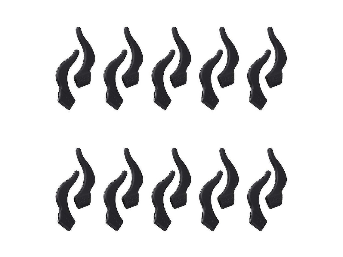 Ganchos de Silicone Antiderrapantes para Óculos 10 Pares Capas GOKOCO