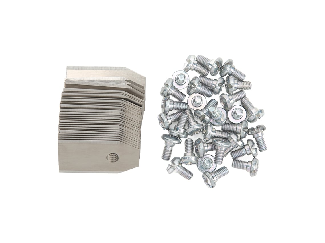 30pcs Lâminas de Reposição para Cortador de Grama, aço inoxidável, compatível com Husqvarna, com MARCA