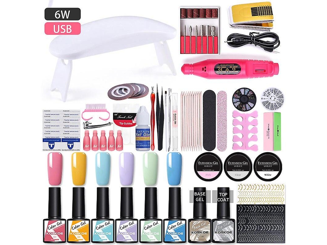 Conjunto De Manicure E Secador De Unhas Com Lâmpada Led VONKELIOS