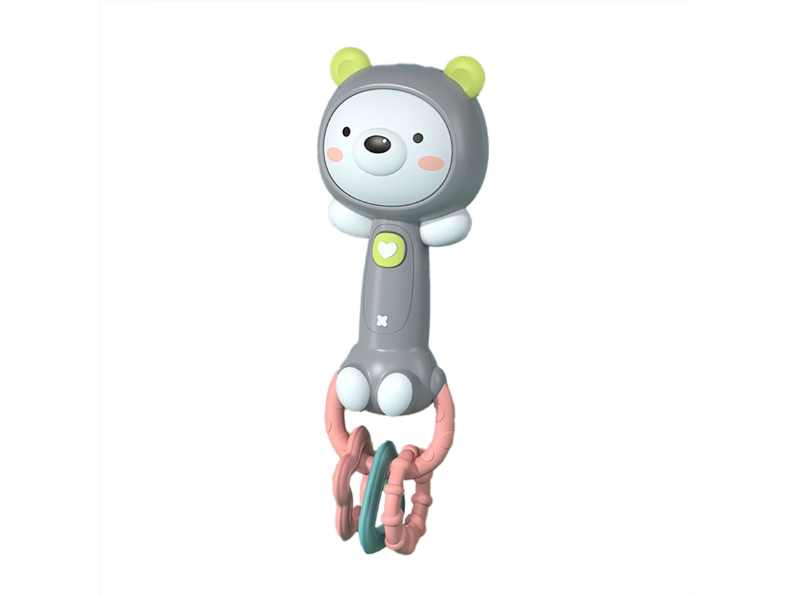 Primerox chocalho para Bebê 6 Meses com Luz e Som Inteligente Treinamento de Preensão Tipo 4