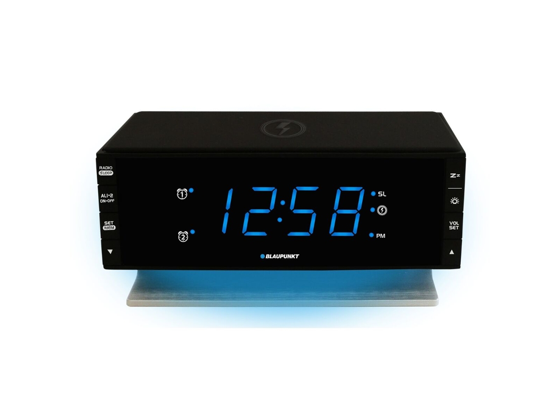 Rádio Despertador BLAUPUNKT CR55CHARGE (Preto - USB)