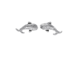 Dive Silver Small Whale Shark Post Earring