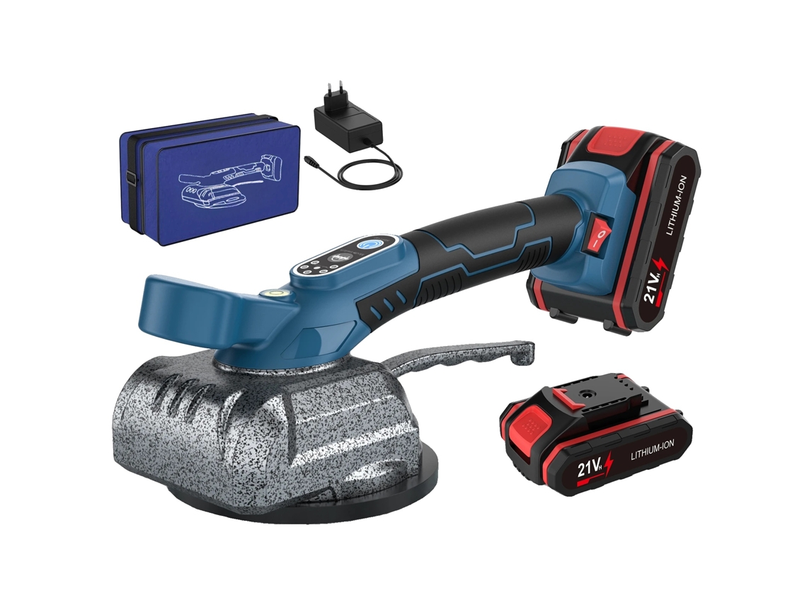 Máquina De Assentamento De Azulejos, Forte Adsorção, Controle De Vibração Ajustável, 1 Bateria