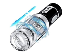 Masturbação Masturbador Automático Vibração Sexy Erótico Brinquedo Sexual Masturbador Automático Vibração Masturbador Sexy Erótico Preto Lalamoli