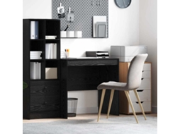 Vidaxl Mesa Carvalho Preto 80 X 50 X 76 Cm