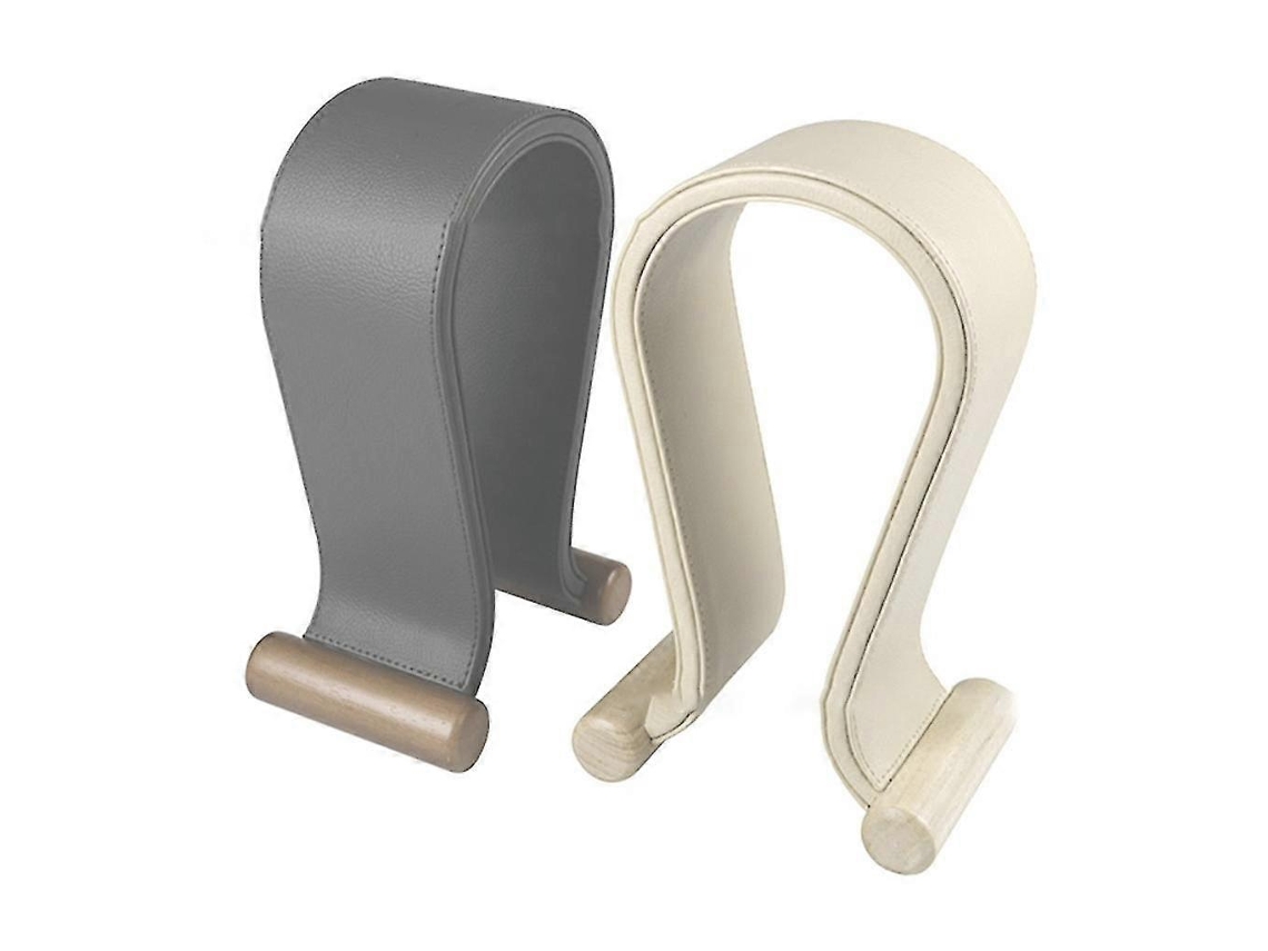 Suporte Para Fone De Ouvido Com Estojo De Couro, Cor Madeira De Bétula Ly Ebike