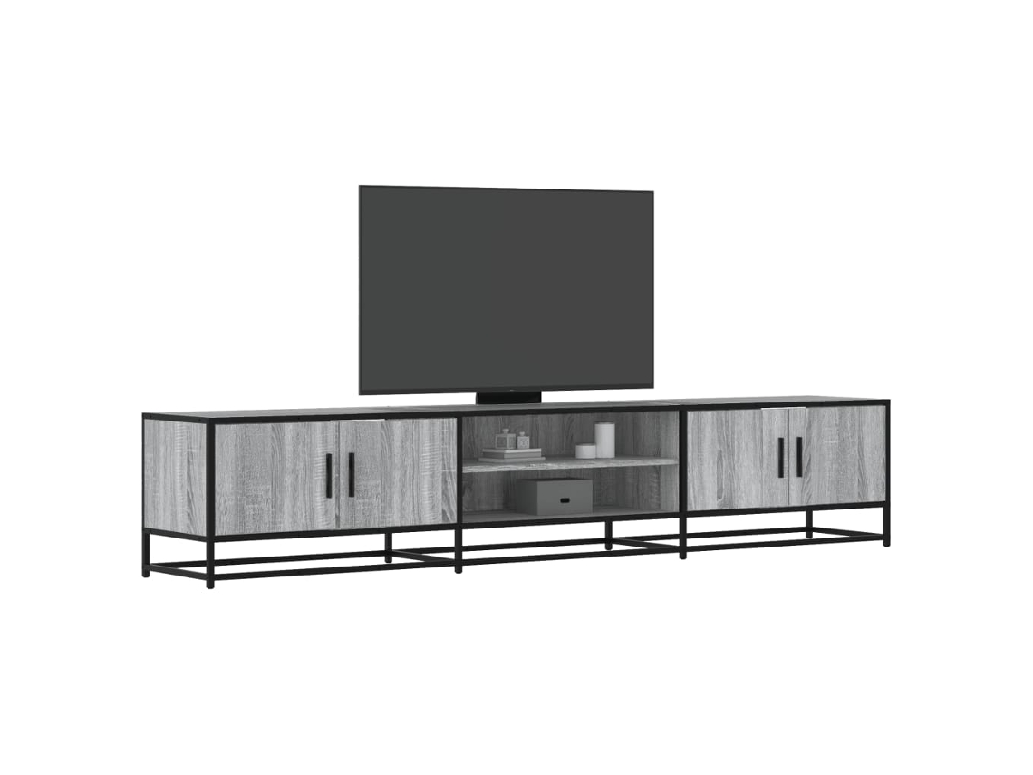 Vidaxl Móvel De Tv 210x35x41 Cm Derivados De Madeira Cinzento Sonoma