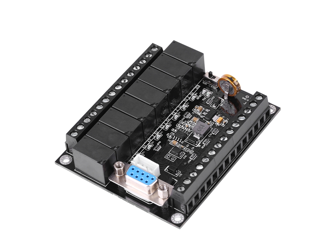 Controlador Lógico Programável Plc Fx1n 20mr Regulador 24v Dc