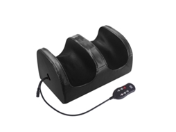 Massageador Elétrico Para Pés (preto) Com Controle Remoto, Terapia De Aquecimento E Rolos De Acupressão