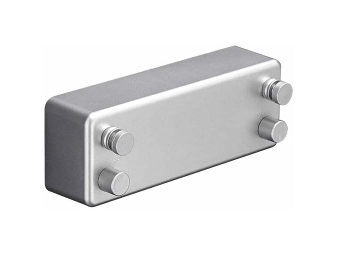 Varal retrátil de aço duplo invisível Slowmoose Silver para secar roupas sem furar