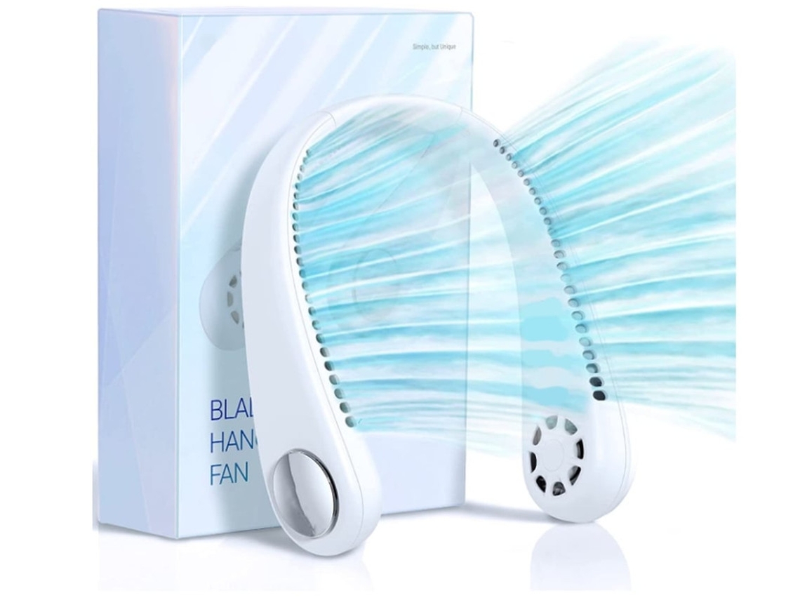 Ventilador De Pescoço Sem Lâmina 3 Velocidades (branco)