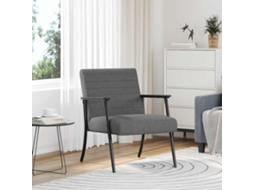 Vidaxl Poltrona Cinza Escuro 59 X 75 X 78 Cm Tecido