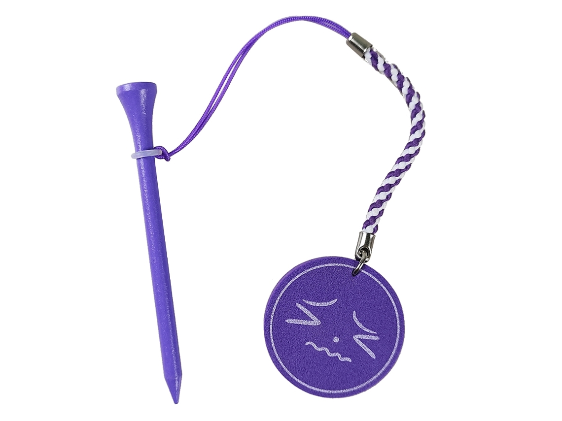Suporte para Bolas de Golfe em Madeira, Corda Anti Queda AQUAFORGE