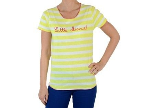 T-Shirt de Mulher LITTLE MARCEL Neon Amarelo (XS)