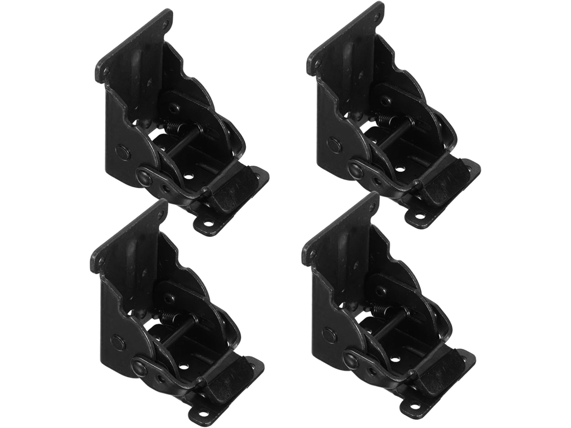Conjunto De 4 Dobradiças Metálicas Dobráveis Com Travamento