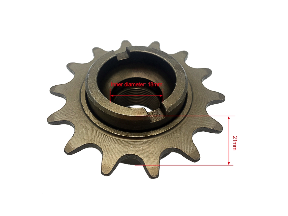 Roda livre para bicicleta 14/16t 18mm 34mm, velocidade única, MTB, acessórios, esportes, atividades ao ar livre