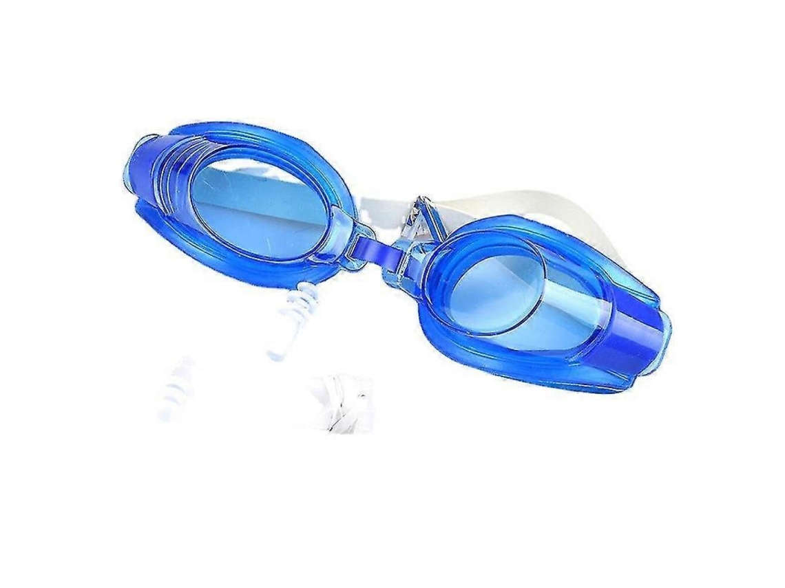 Óculos de Natação para Uso em Pé, Protetores Auriculares, Clipe Nasal, Conjunto de Três Peças AQUAFORGE