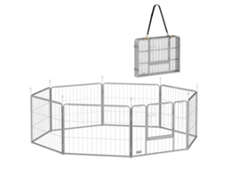 Terrário para Pets , Cerca para Cães, Playground para Pets, Personalizável de Forma Flexível, Aço Inoxidável Ge